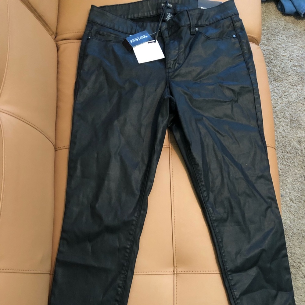 White House black market leather pant with tags